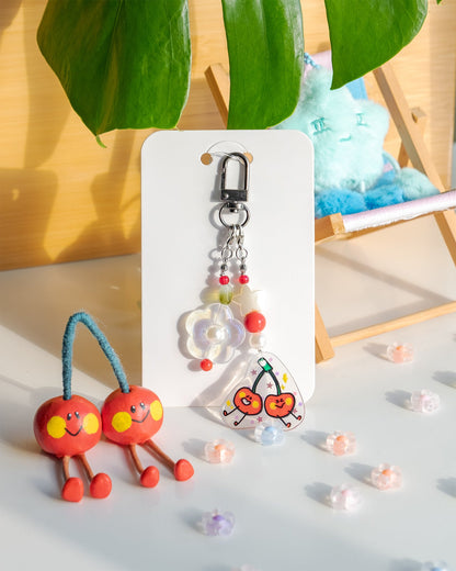 Cherry Twin Blobs Charm
