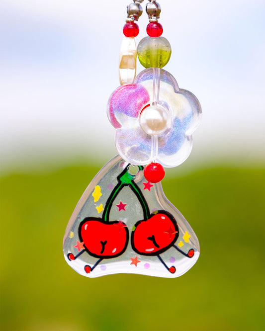 Cherry Twin Blobs Charm