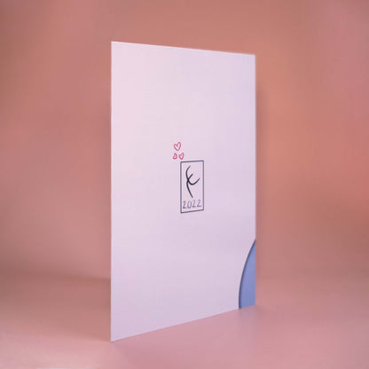 Elvenflower illustrated blobs love valentine's card