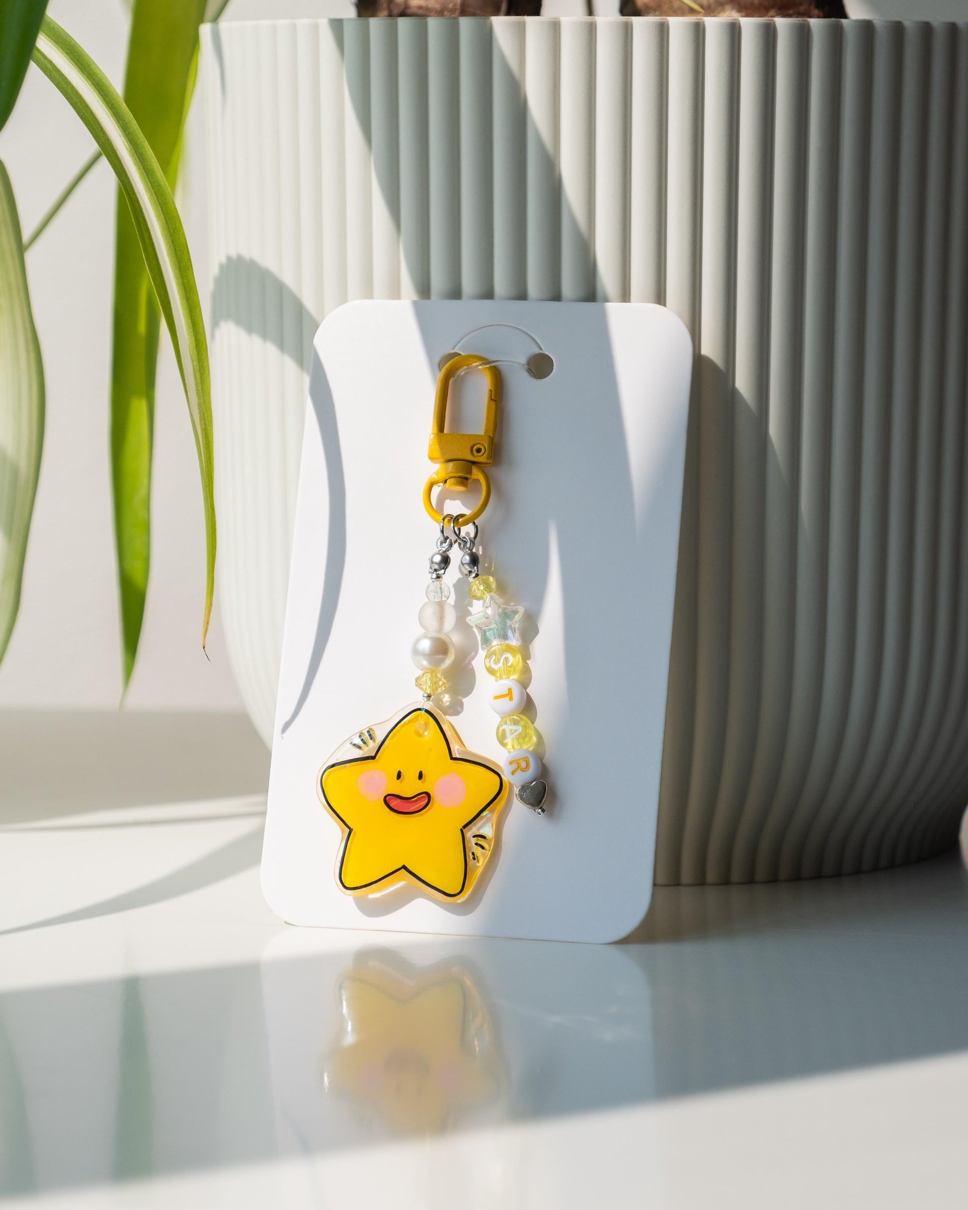 Elvenflower lucky star blob sunlight cute keyring