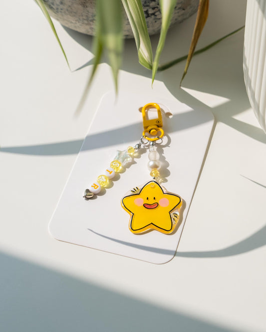 Elvenflower lucky star blob sunlight cute keyring